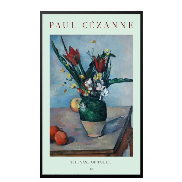 Paul Cezanne. The Vase of Tulips