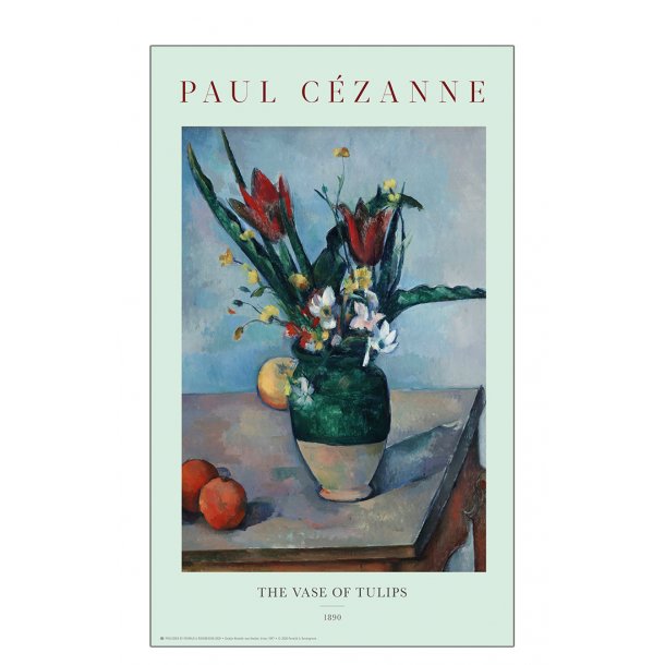 Paul Cezanne. Die Vase mit den Tulpen
