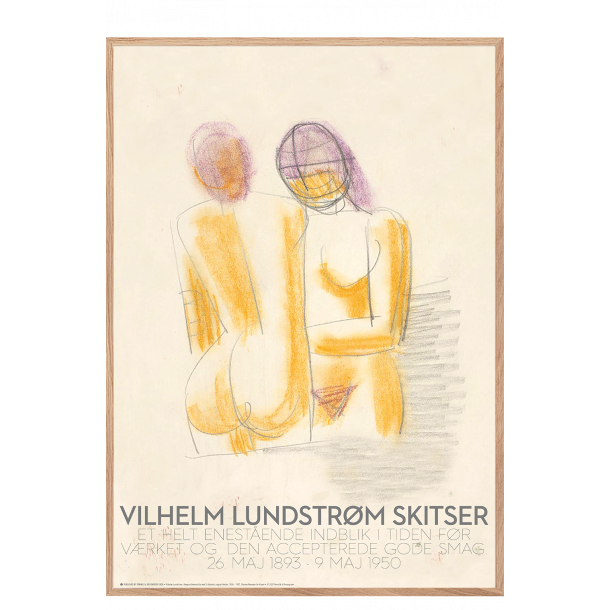 Vilhelm Lundstrm skitse: To damer
