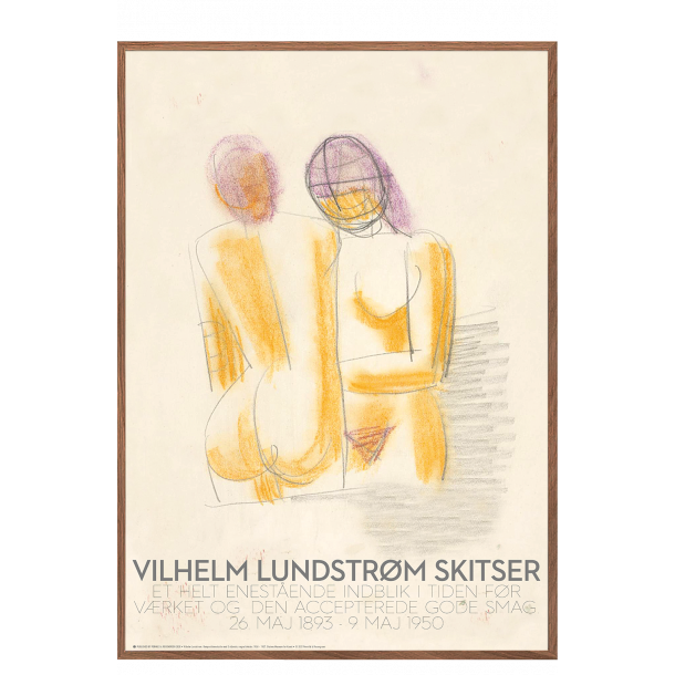 Vilhelm Lundstrm skitse: To damer