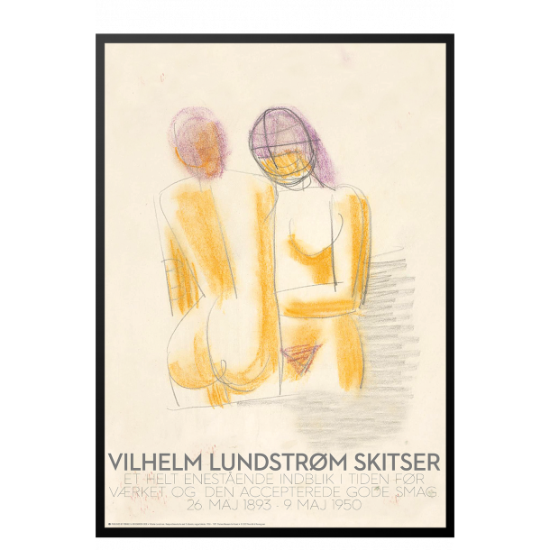 Vilhelm Lundstrm skitse: To damer