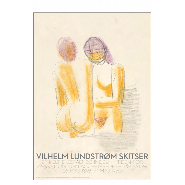 Vilhelm Lundstrøm skitse: To damer