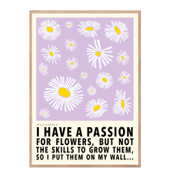 wallgarden: I have a passion. Lilla/gul