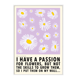 wallgarden: I have a passion. Lilla/gul