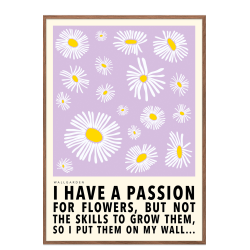 wallgarden: I have a passion. Lilla/gul