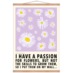 wallgarden: I have a passion. Lilla/gul