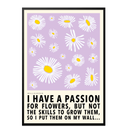 wallgarden: I have a passion. Lilla/gul