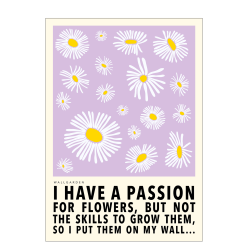 wallgarden: I have a passion. Lilla/gul