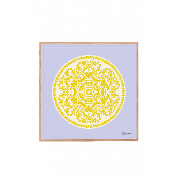 Lace. Yellow and Purple