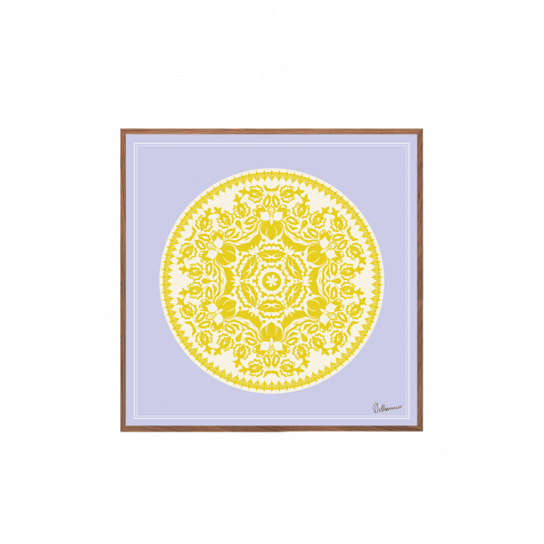 Lace. Yellow and Purple