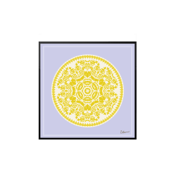 Lace. Yellow and Purple