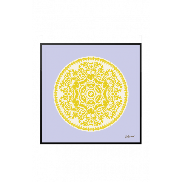 Lace. Yellow and Purple