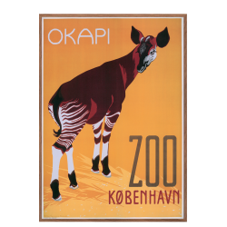 Konvention film Kunde Z 22. - Zoo, Okapi - Posters - Permild & Rosengreen