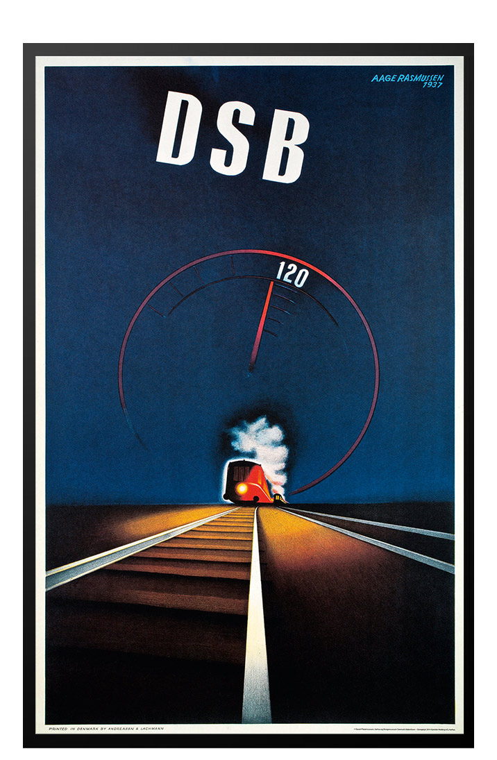 Rasmussen 12 DSB 120 Plakater - Permild & Rosengreen