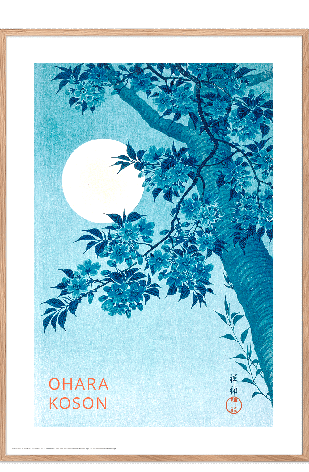 Japansk | on a Moonlit Night (50 x 70 cm.)