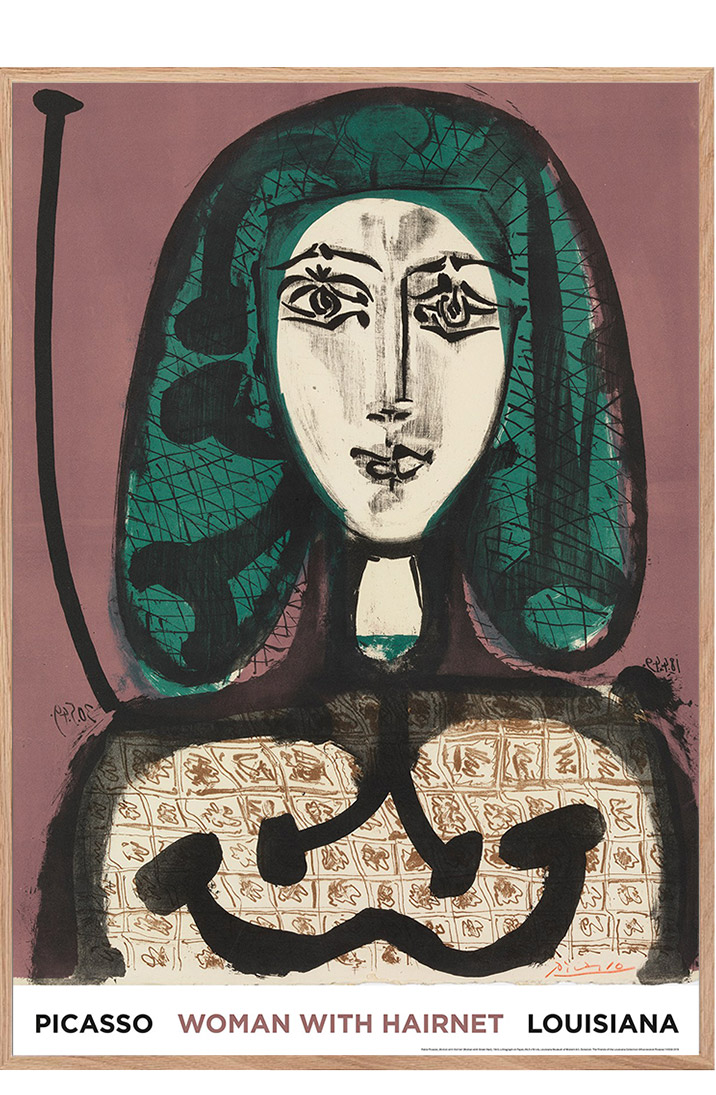 klog Dårlig skæbne hinanden Picasso – woman with hairnet - Plakater - Permild & Rosengreen