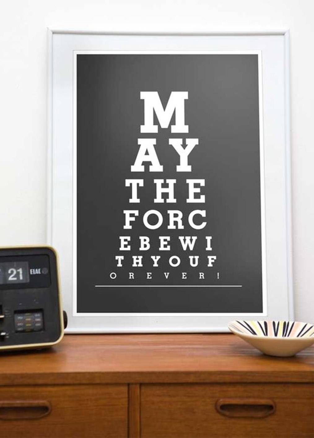 Star Wars, May force be with You. Plakat. - Plakater - Permild & Rosengreen