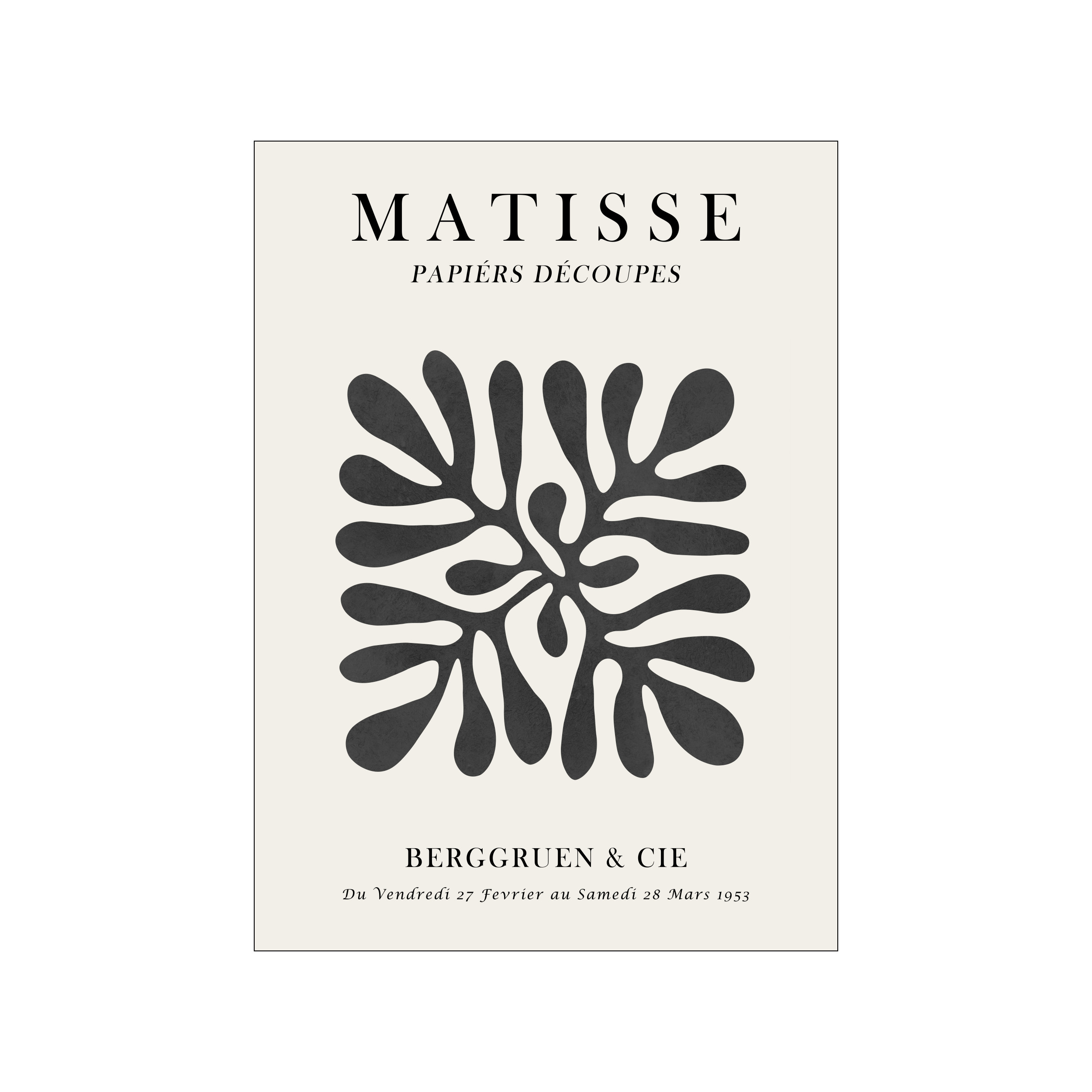 Matisse floral Poster 1 A4 (21x29,7 cm)