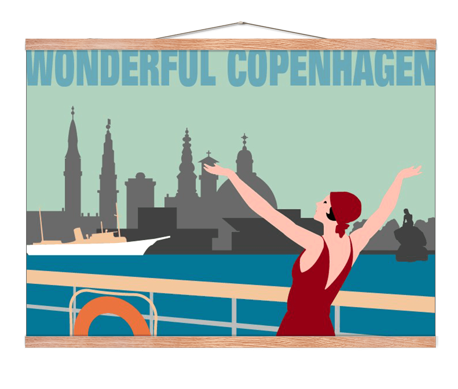 Andersen, - A - Wonderful Copenhagen - Plakater - Permild & Rosengreen